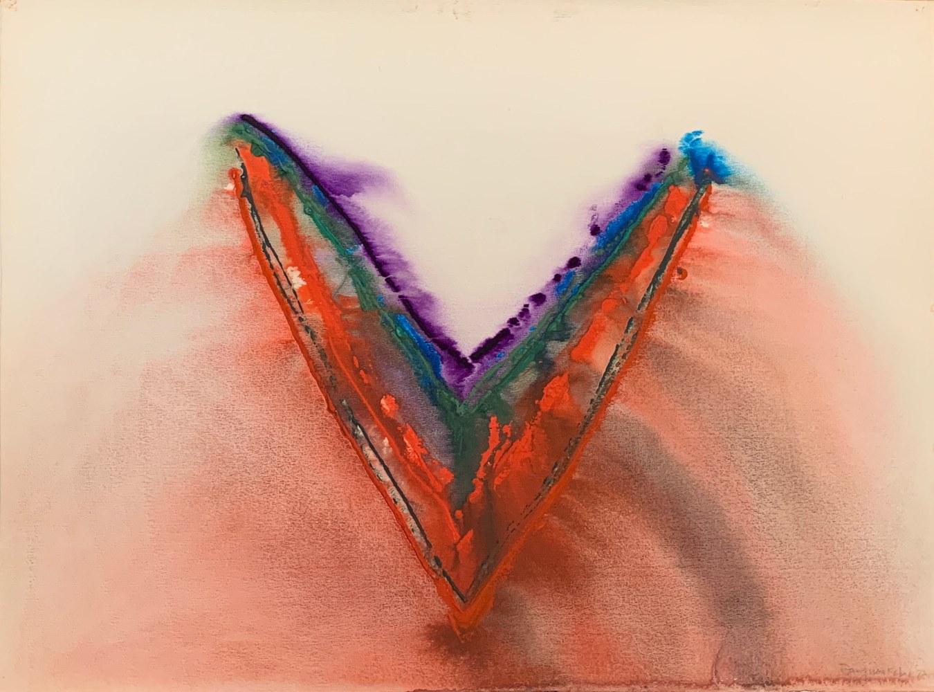Untitled, 1972

watercolor on paper

22&amp;quot; x 30&amp;quot;
