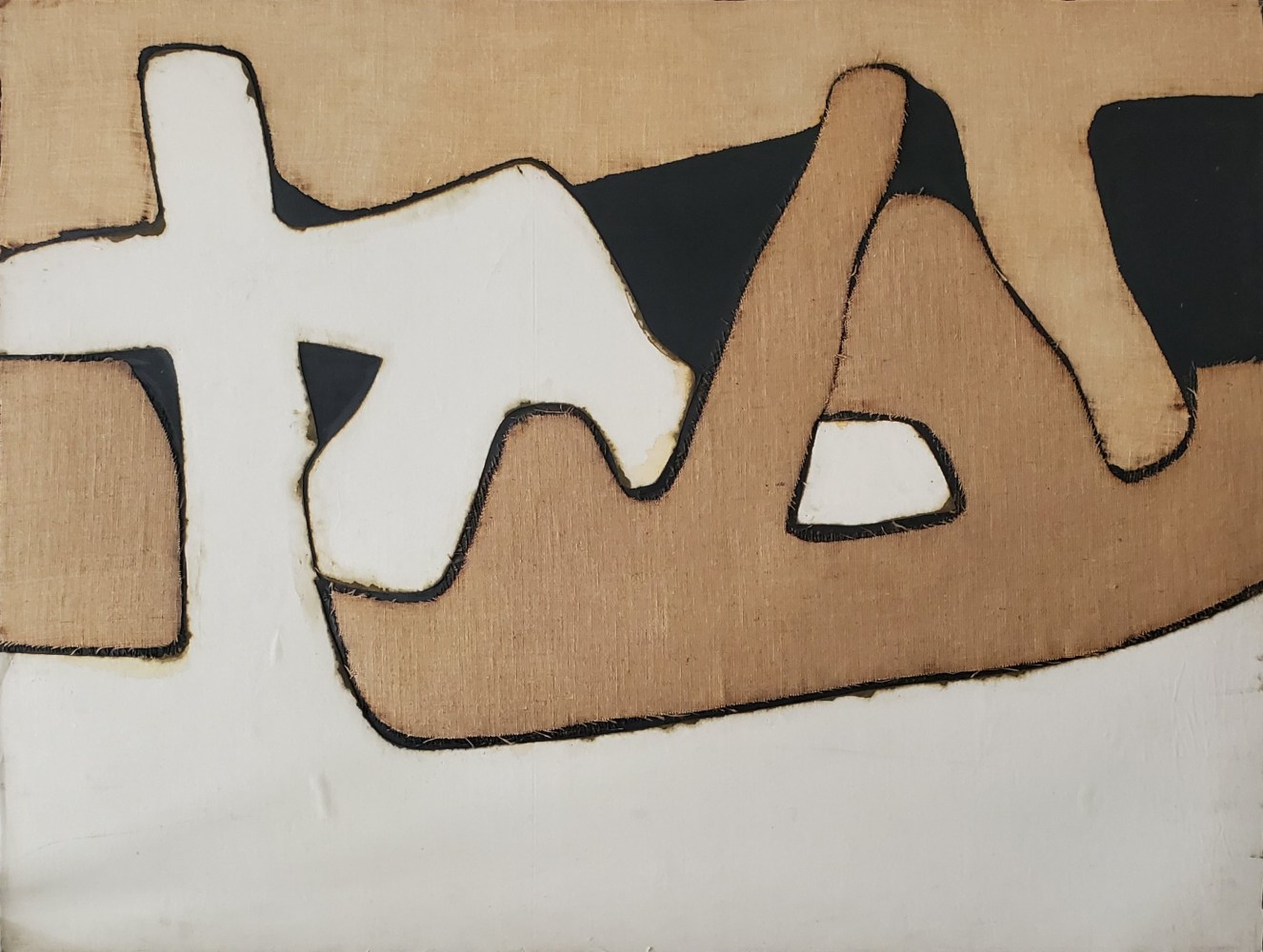 Untitled, 1974

oil and collage on canvas

51&amp;quot; x 66&amp;quot;