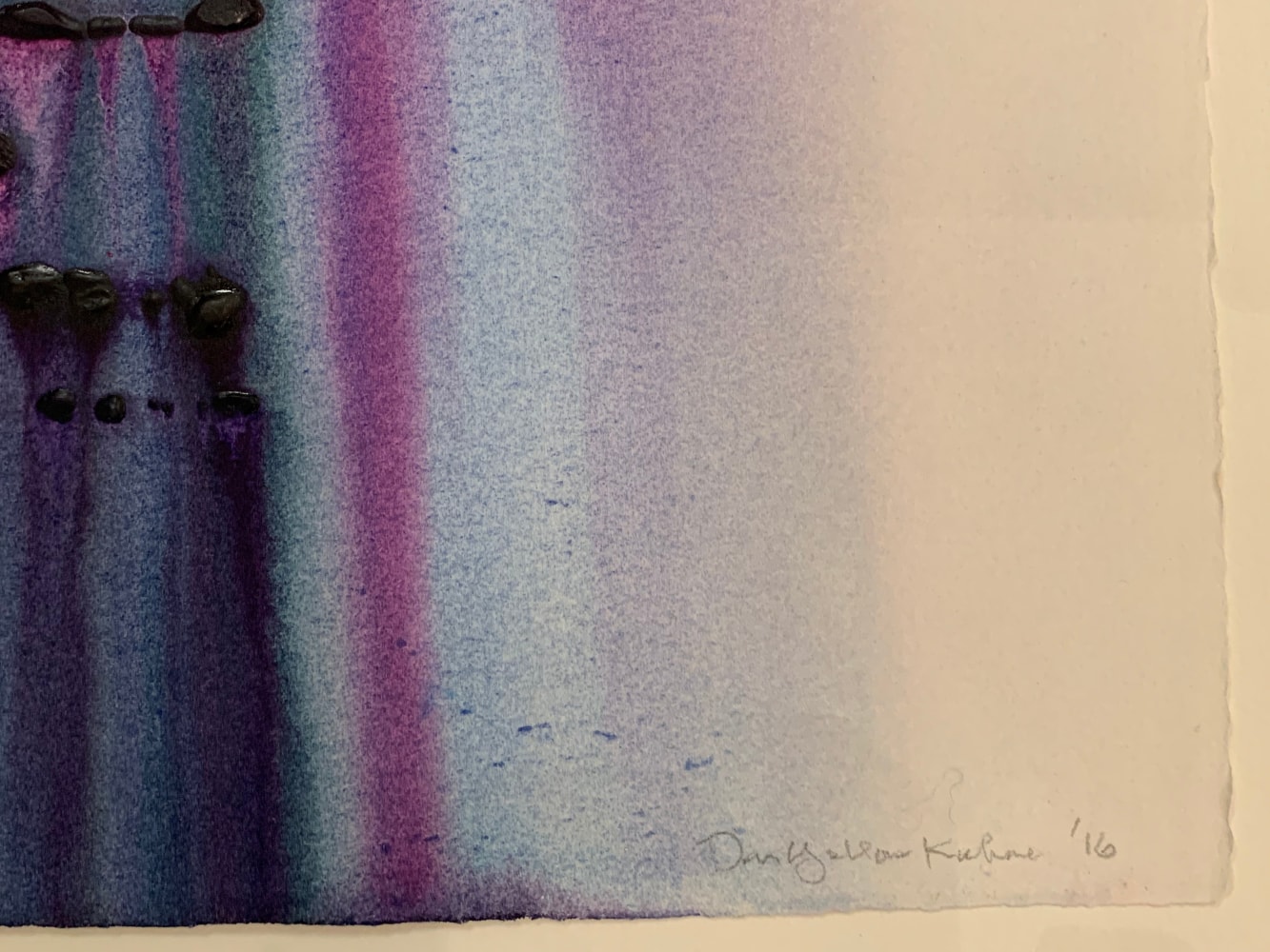 Untitled (signature detail), 2016

watercolor on paper

30&amp;quot; x 22&amp;quot;