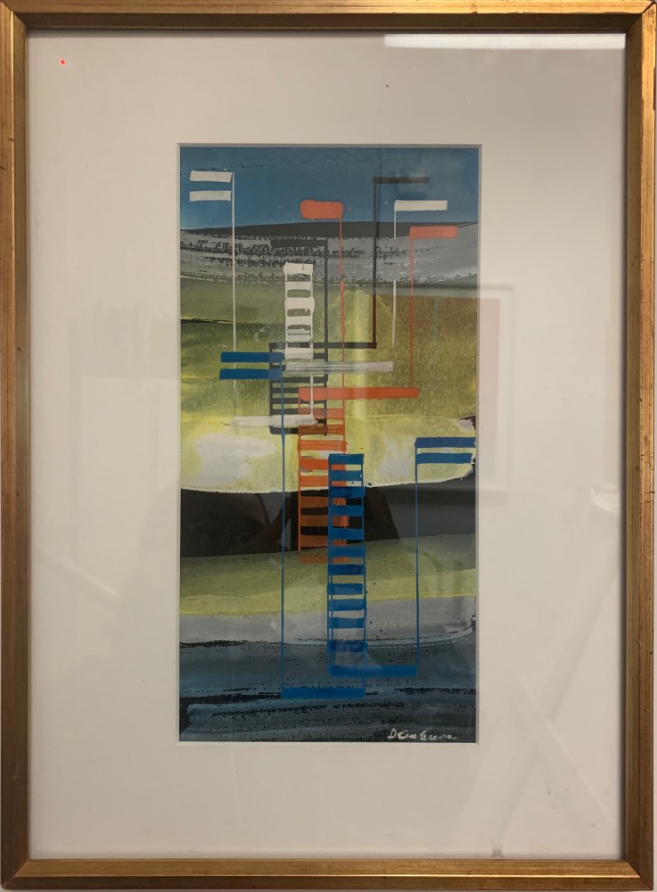 Untitled, 1952

gouache on paper

12&amp;quot; x 6&amp;quot;