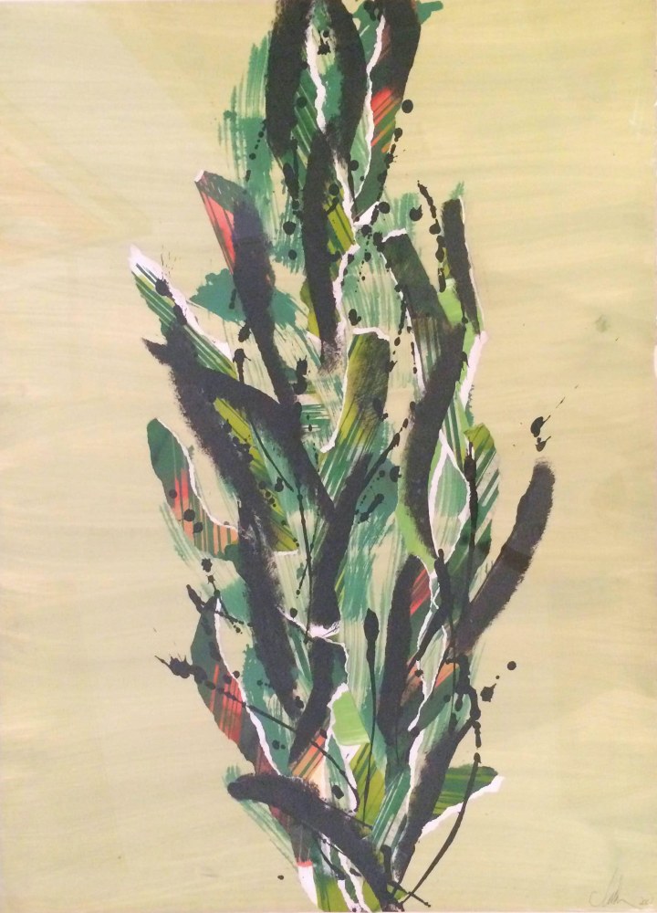 Cypress Green, 2001

acrylic on paper

49&amp;quot; x 37&amp;quot;