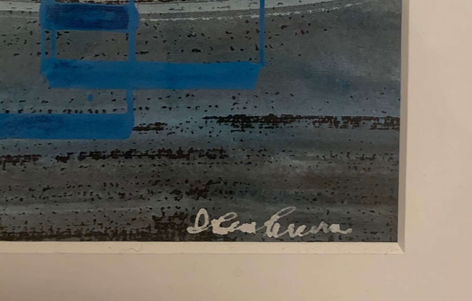 Untitled (signature detail), 1952

gouache on paper

12&amp;quot; x 6&amp;quot;