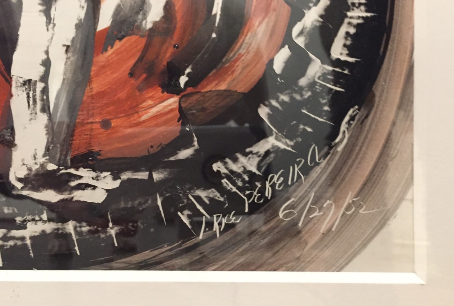 Untitled (signature detail), 1952

mixed media on board

approx. 18&amp;quot; x 24&amp;quot;