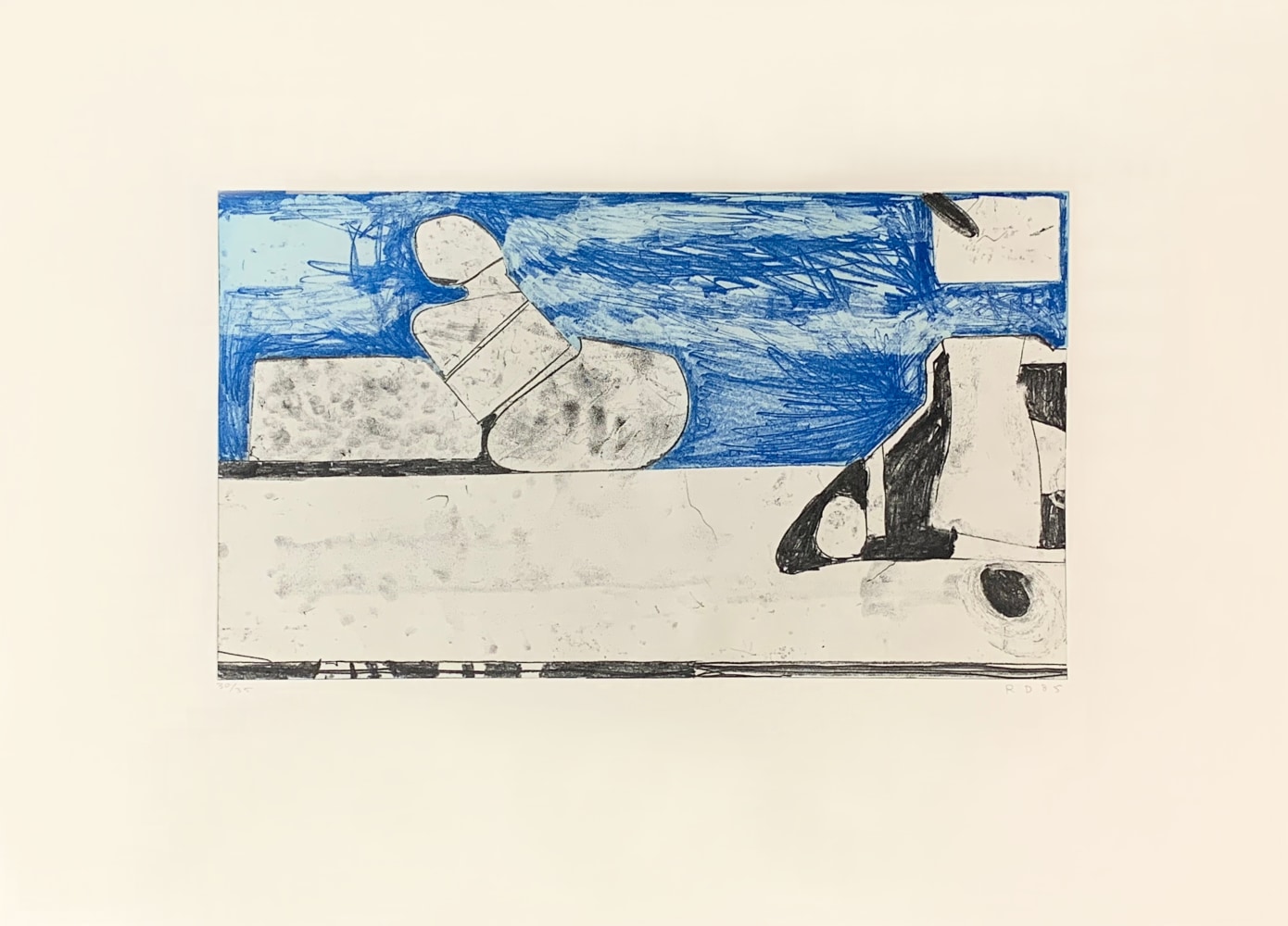 Richard Diebenkorn

Blue Softground, 1985

color etching

26&amp;quot; x 35.5&amp;quot;

ed. 35