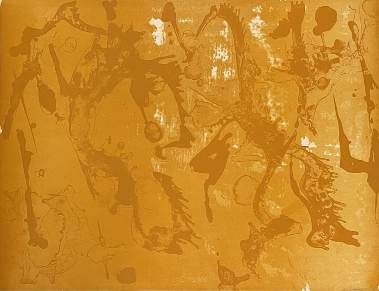 Primary Series: Gold Stone, 1969

color lithograph on Arches paper

22&amp;quot; x 30&amp;quot;

ed. 15

signed and numbered in pencil