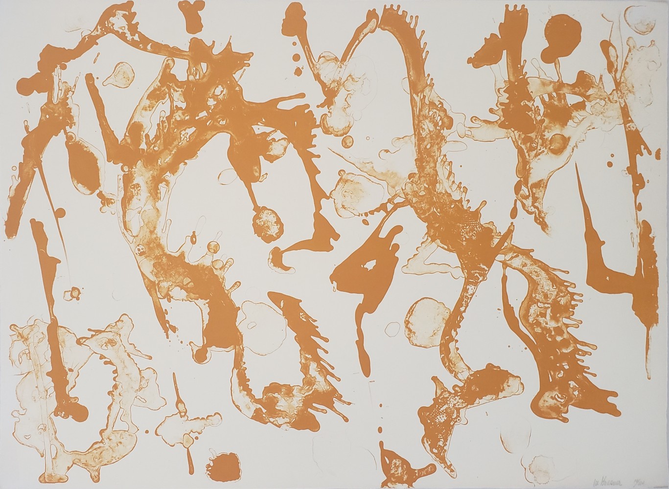 Lee Krasner

Primary Series: Gold Stone, 1969

lithograph in gold

22&amp;quot; x 30&amp;quot;

ed. 100