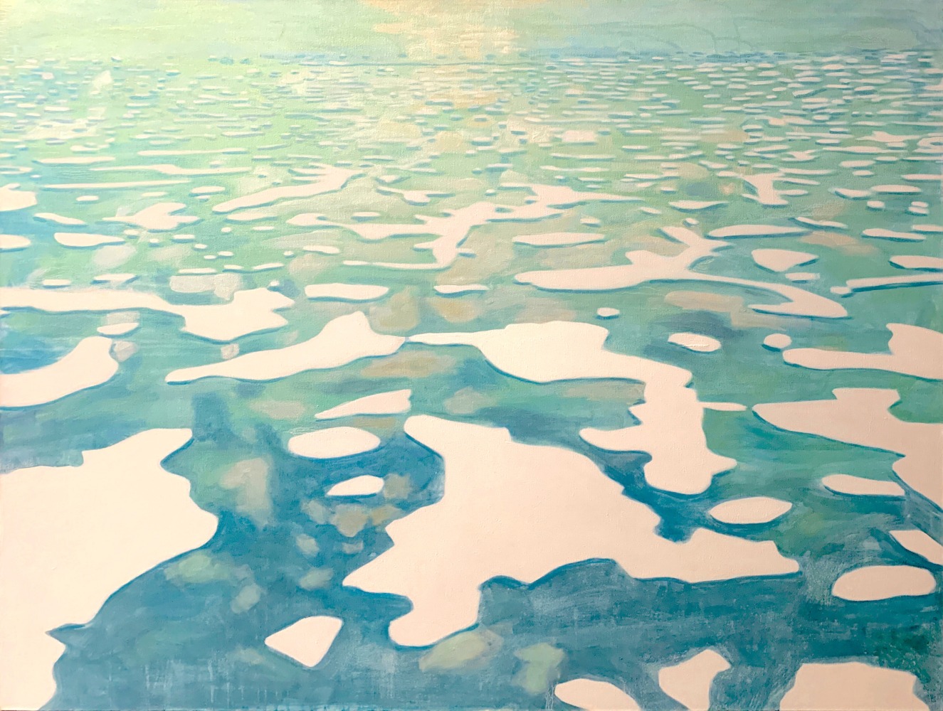 Green Glacier, 2015

acrylic on canvas

48&amp;quot; x 60&amp;quot;