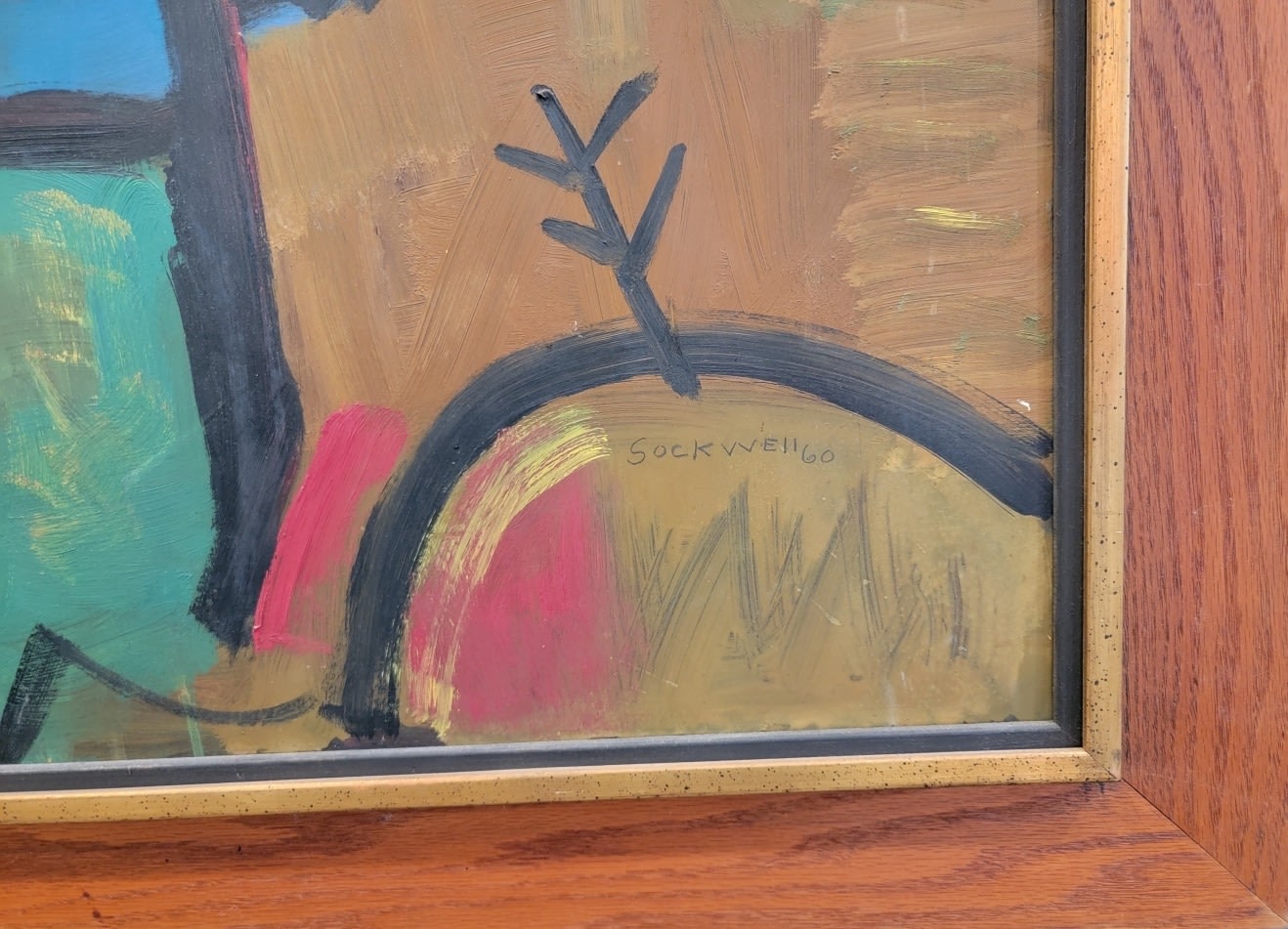 Carroll Sockwell (1943-1992)

Untitled, 1960

oil on panel

60&amp;quot; x 23 1/4&amp;quot;