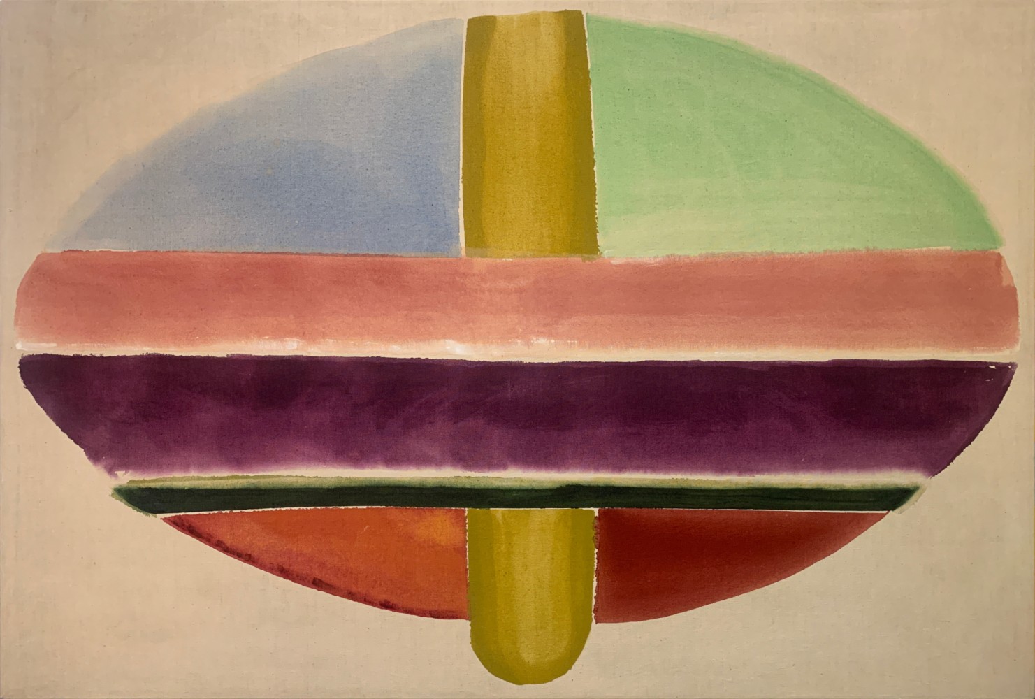 Cynthia Bickley-Green

Scarab, 1967

acrylic on unprimed canvas

43&amp;quot; x 63&amp;quot;

CB-002