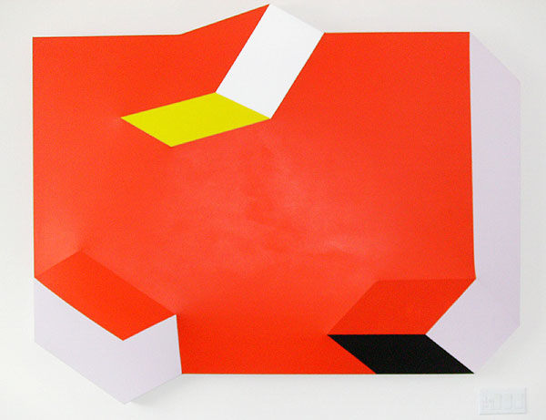 Untitled (red), 1972

oil on shaped canvas

68&amp;quot; x 80&amp;quot; x 6&amp;quot;