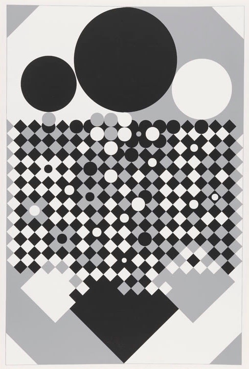 Untitled, 1970

color screenprint

18 1/2&amp;quot; x 12 1/2&amp;quot;

E.A.