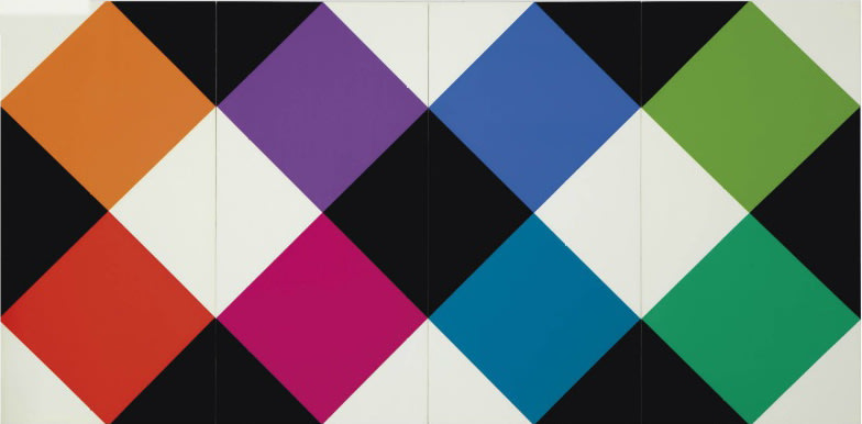 Combillation, 1970

color silkscreen on 4 plastic panels (interchangeable)

24&amp;quot; x 48&amp;quot; (or&amp;nbsp;48&amp;quot; x 24&amp;quot;)

ed. 210