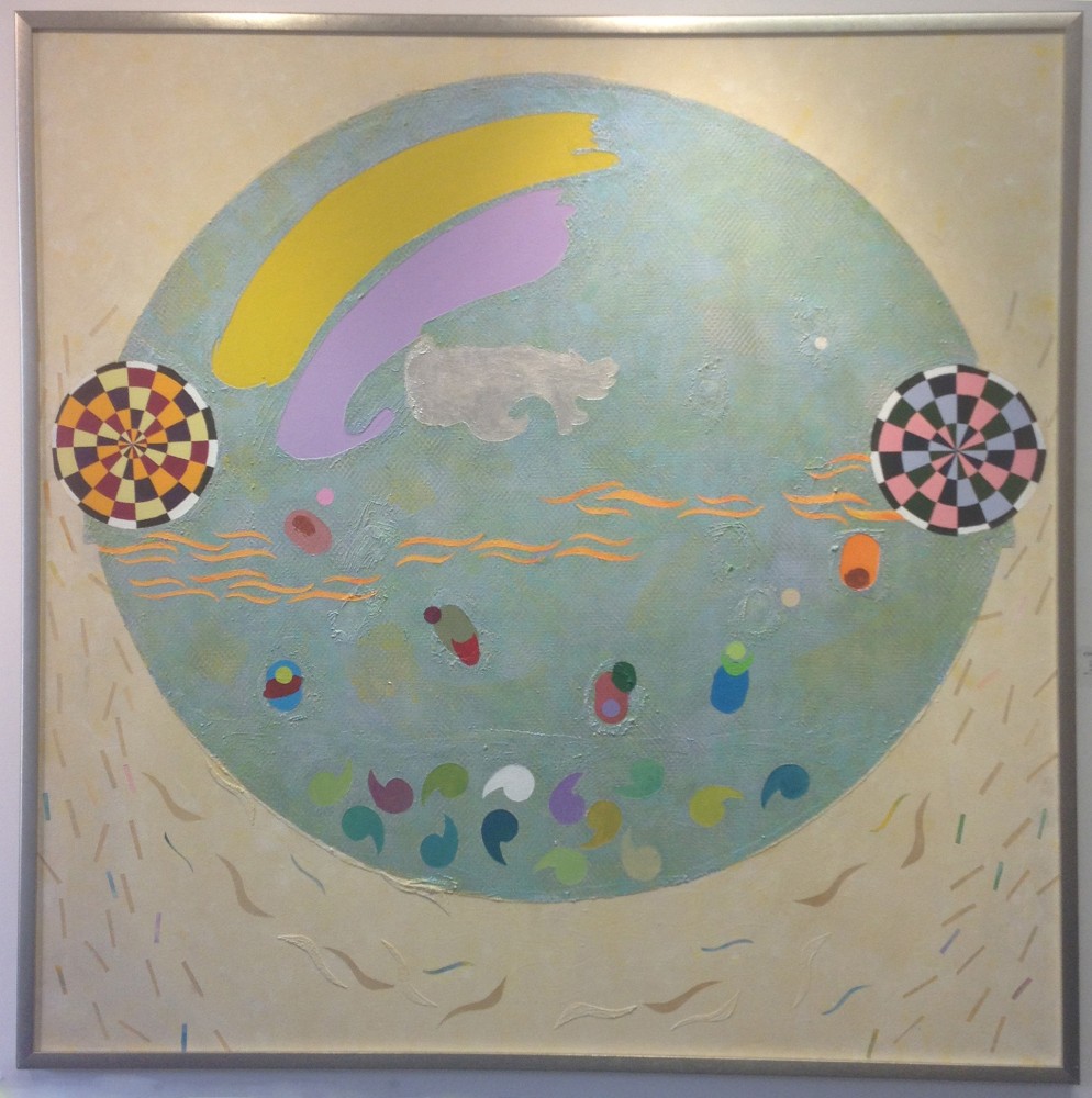 6:40 AM&amp;nbsp;Cloudy Calm, 2013

acrylic on canvas

48&amp;quot; x 48&amp;quot;

Installation View