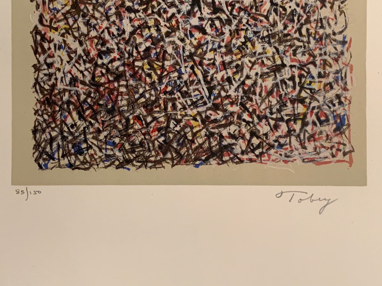 Stained Glass (signature detail), 1970

lithograph

26&amp;quot; x 20&amp;quot;

ed. 150