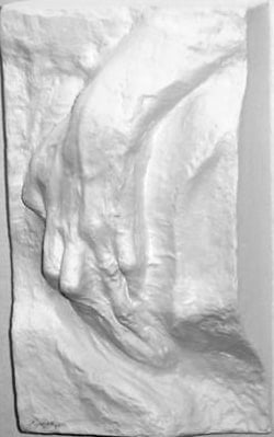 Hand, 1979

cast plaster

13&amp;quot; x 7&amp;quot; x 6&amp;quot;

ed. 50