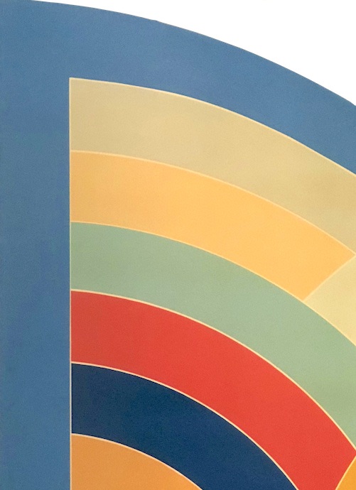 Metropolitan Museum M (detail), c. 1969-70

oil on shaped plywood

82&amp;quot; x 82&amp;quot; x 3 3/4&amp;quot;