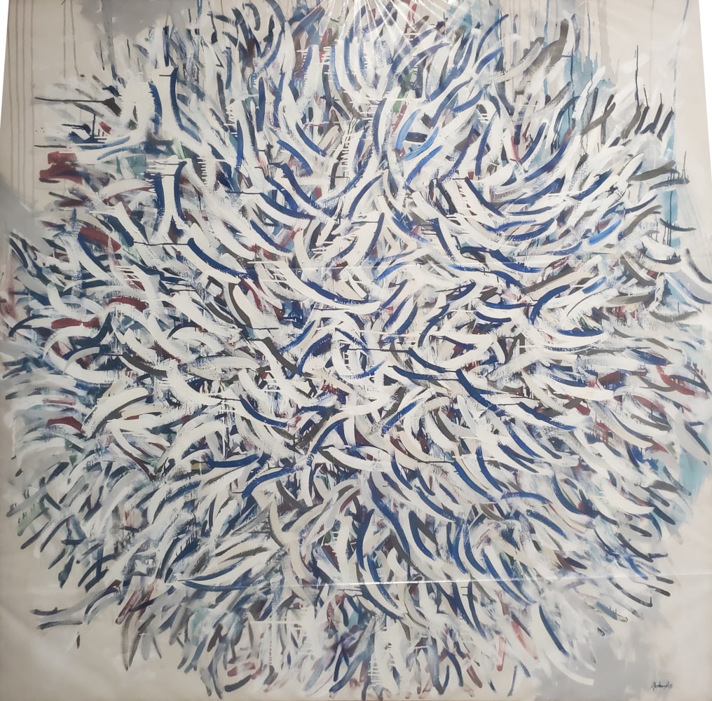 Abstract X, 1981

oil on canvas

68&amp;quot; x 68&amp;quot;