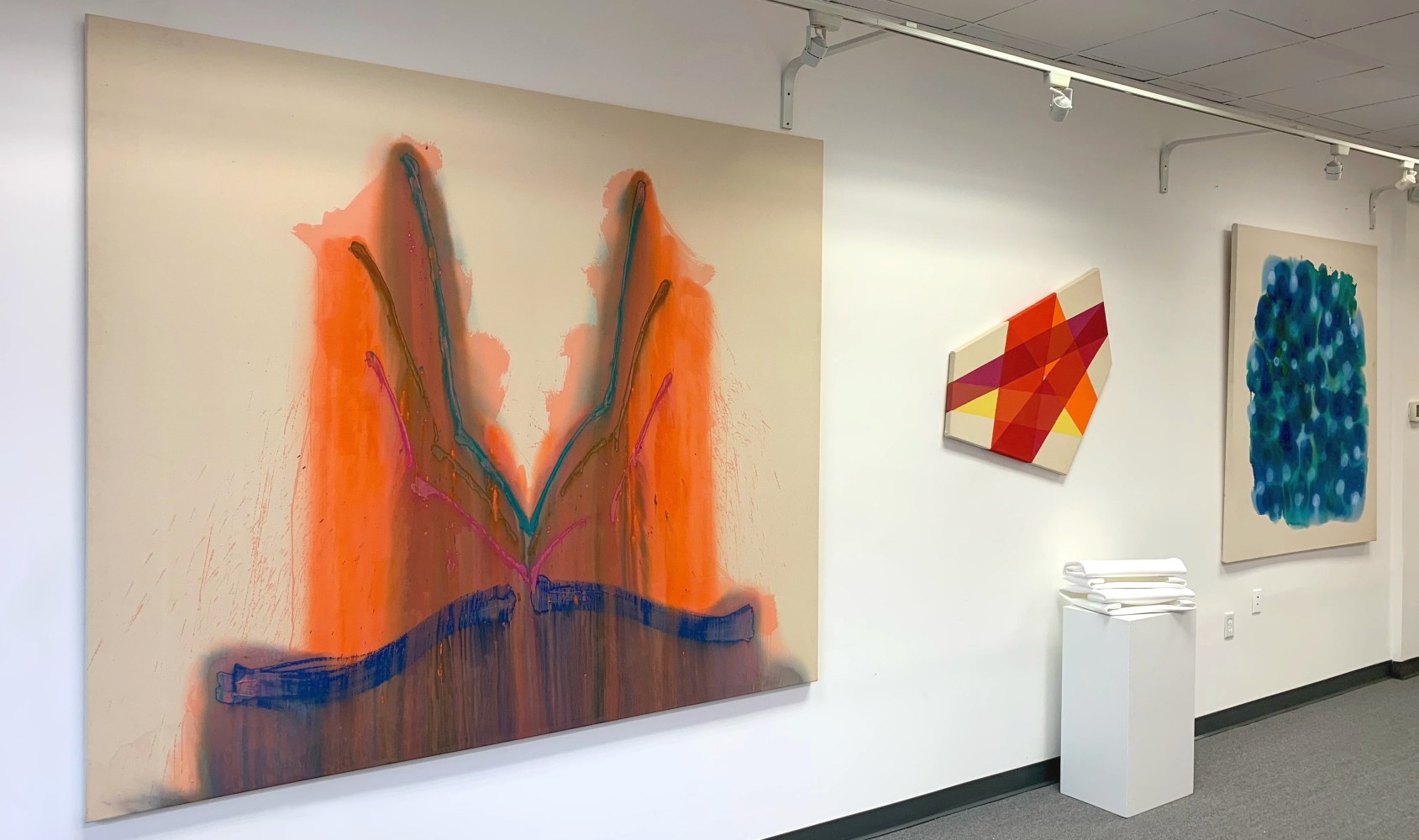 Molten Molt, c. 1972

acrylic on canvas

74&amp;quot; x 87&amp;quot;

Installation View