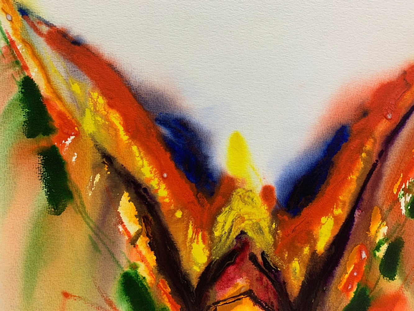 Bird (detail), 1972

watercolor on paper

22&amp;quot; x 30&amp;quot;