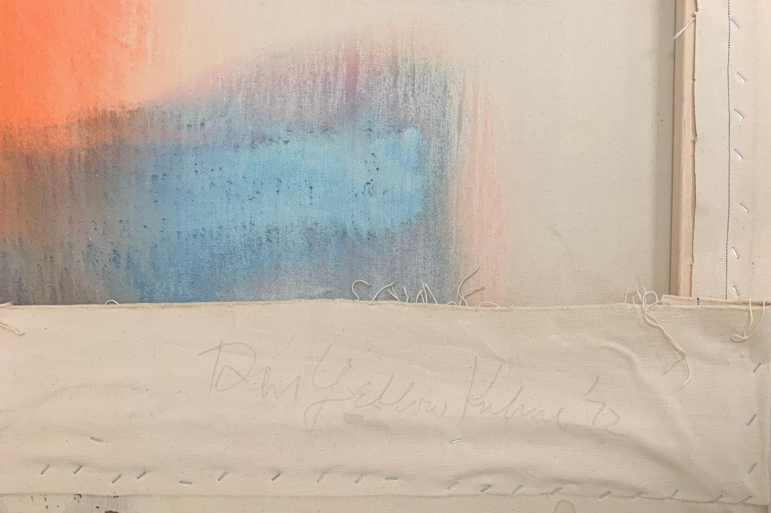 Molten Molt (signature verso), c. 1972

acrylic on canvas

74&amp;quot; x 87&amp;quot;