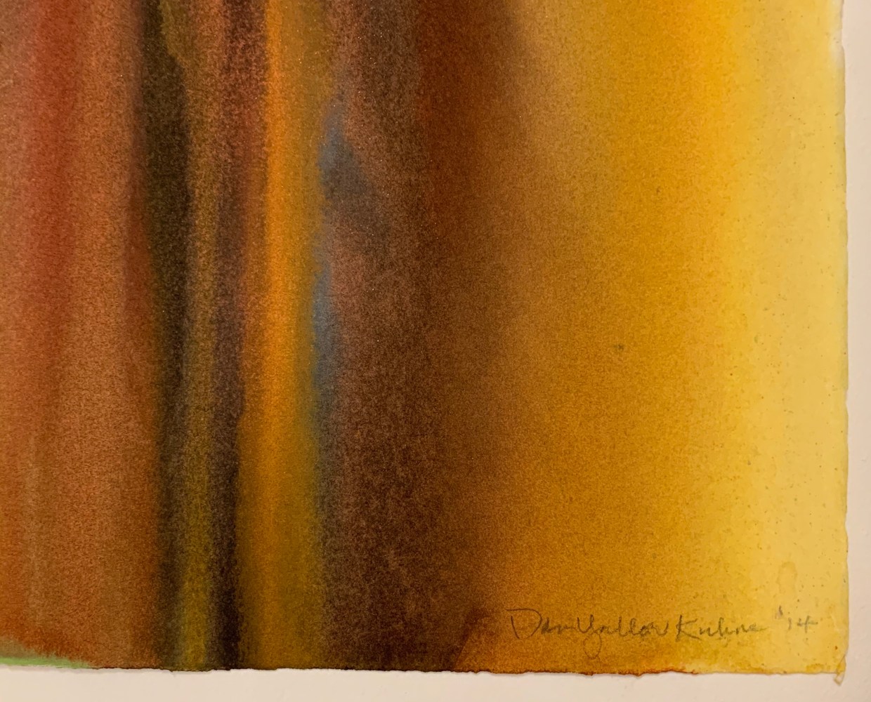 Untitled (signature detail), 2014

watercolor on paper

30&amp;quot; x 22&amp;quot;