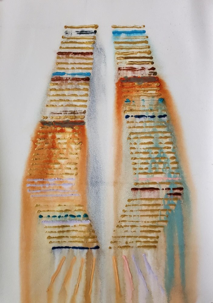 Hatshepsut, 2020

watercolor on paper

30&amp;quot; x 22&amp;quot;