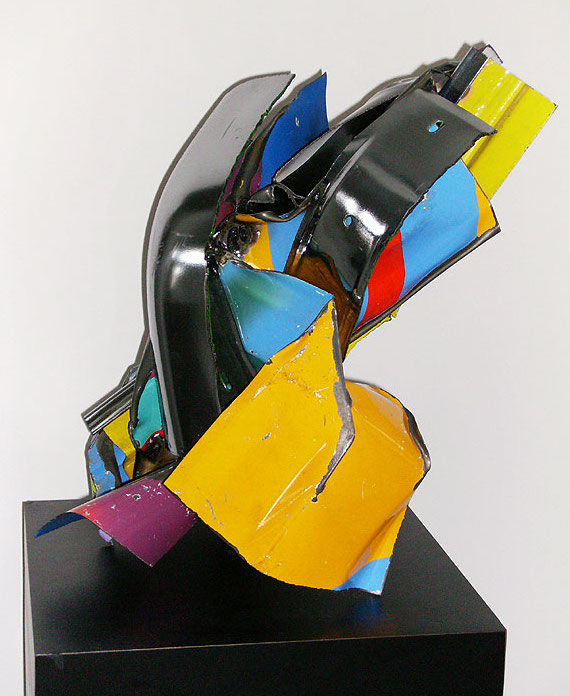 John Chamberlain (1927-2011)

Cyclop Eyebrow, 2006

Painted and chromed steel

12.75&amp;quot; X 20&amp;quot; X 9.75&amp;quot;