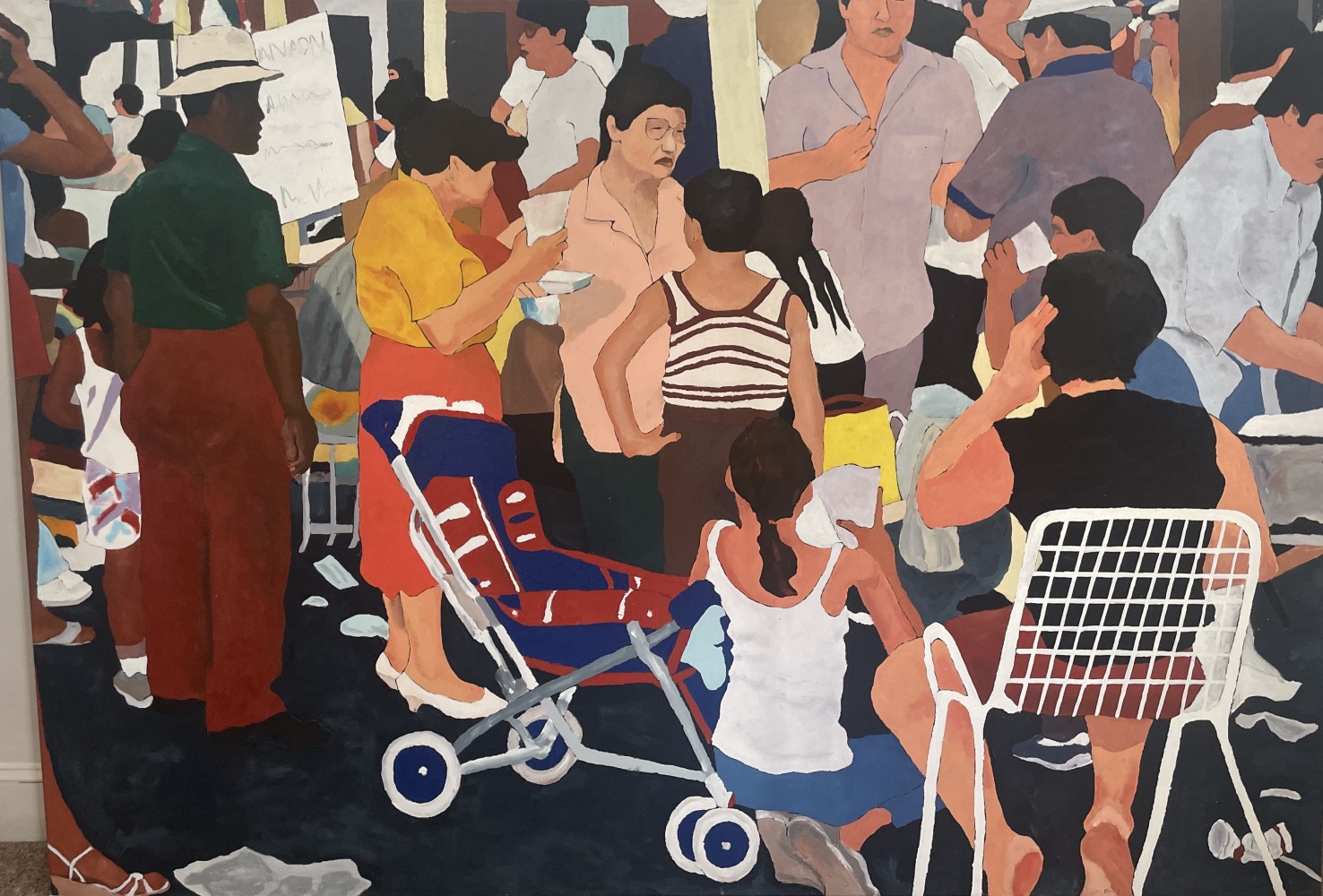 Spanish Fest, c. 2000

acrylic on canvas

64&amp;quot; x 96&amp;quot;