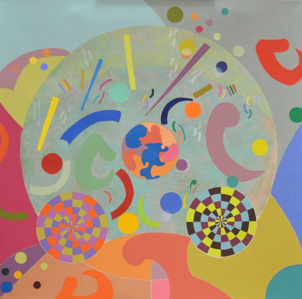 Clerk James Maxwell, 2014

acrylic on canvas

42&amp;quot; x 42&amp;quot;