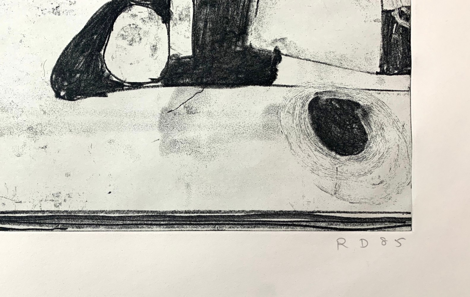 Blue Softground (detail), 1985

color etching

26&amp;quot; x 35 1/2&amp;quot;

ed. 35