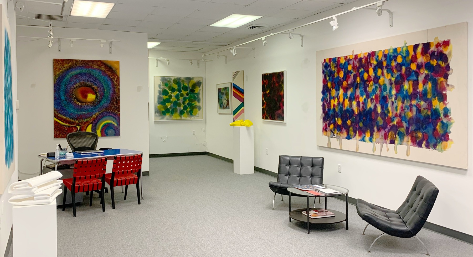 Untitled, c.1970

acrylic on canvas

47&amp;quot; x 54&amp;quot;

Installation View