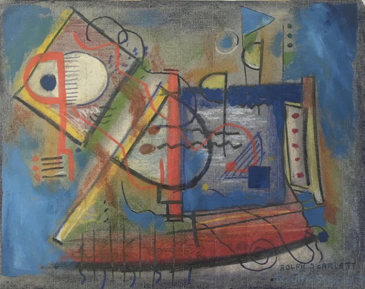 Untitled, c. 1940

pastel, ink, watercolor on paper

10&amp;quot; x 12&amp;quot;