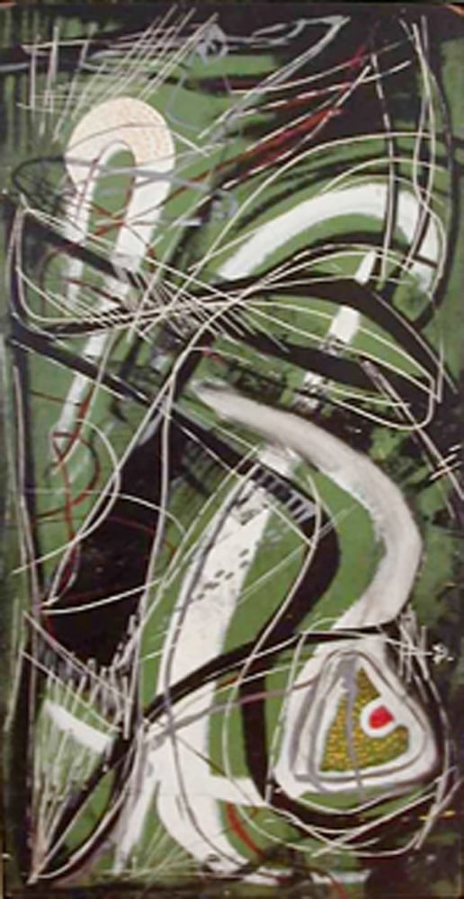 Untitled, c. 1940

oil on masonite

48&amp;quot; x 24&amp;quot;