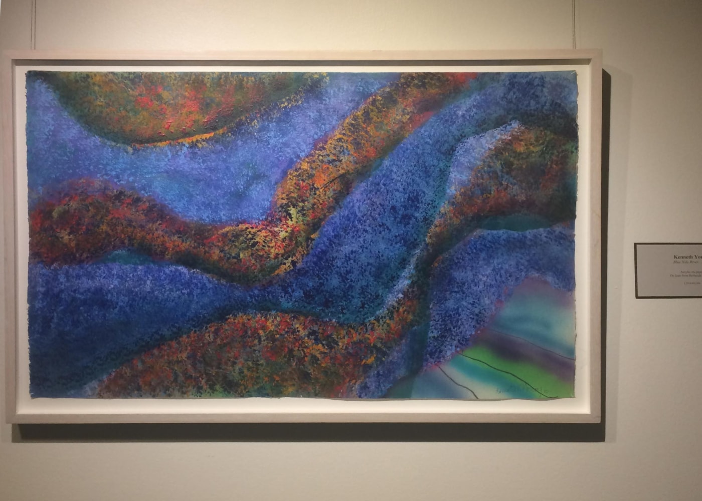 Blue Nile River, 2010

acrylic on paper

25&amp;quot; x 40&amp;quot;