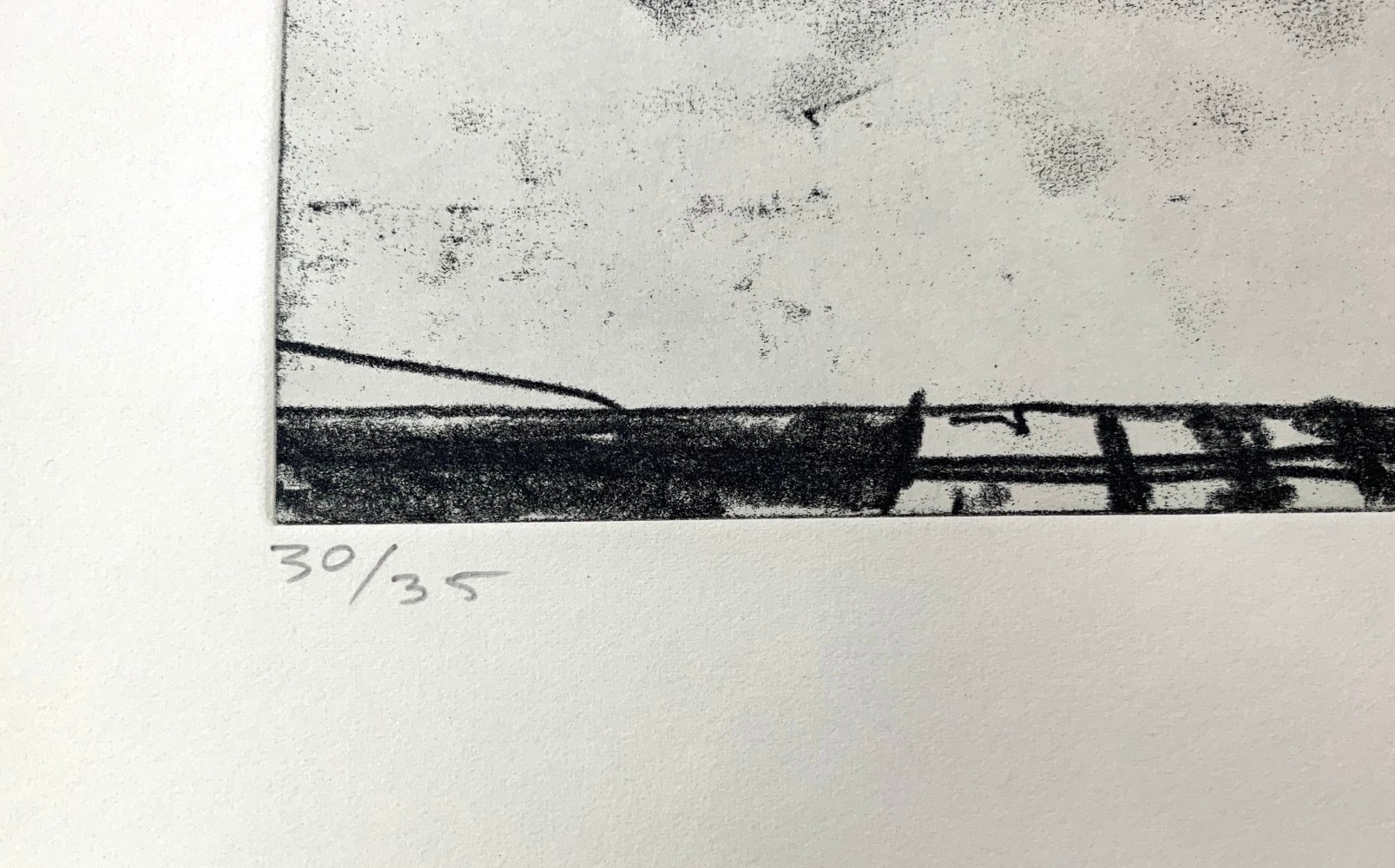 Blue Softground (detail), 1985

color etching

26&amp;quot; x 35 1/2&amp;quot;

ed. 35