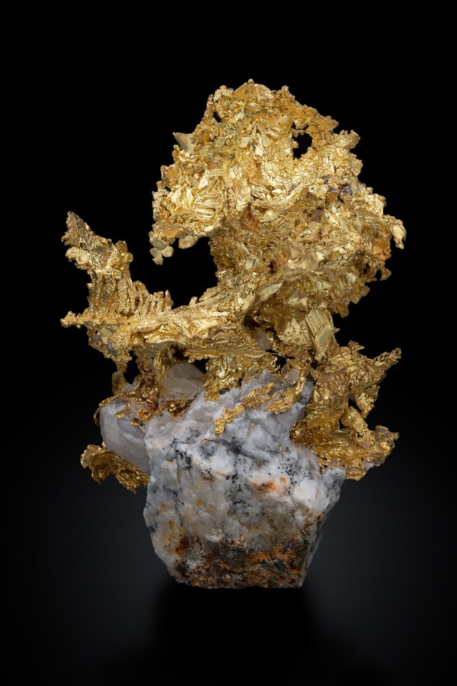 Gold on Quartz Eagle's Nest Mine 2