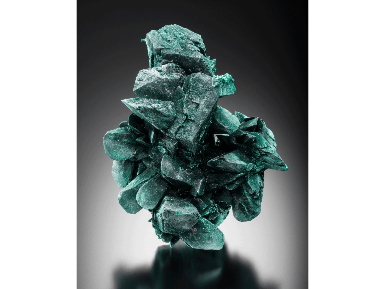 Malachite after Azurite