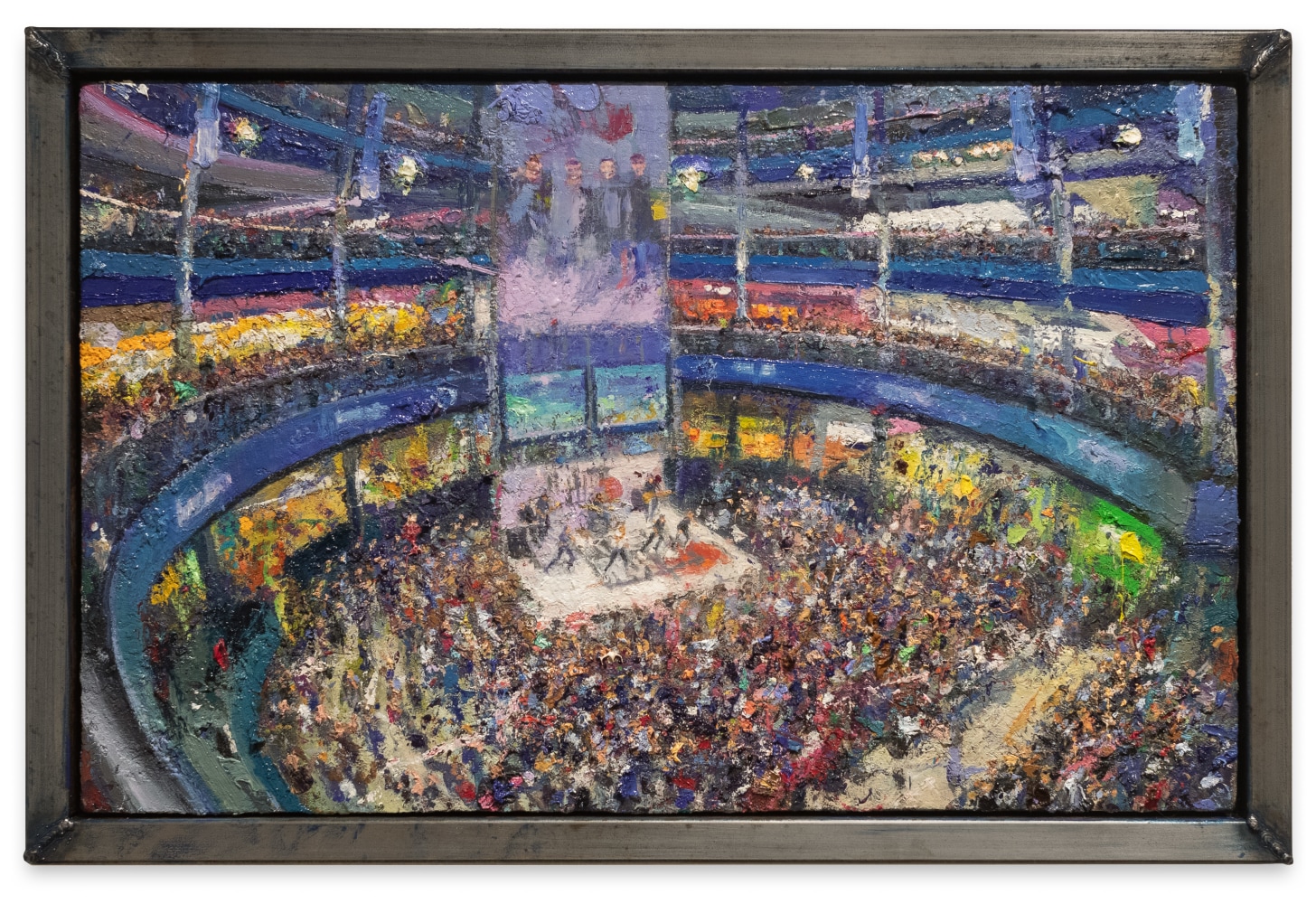 Tom Birkner Big Time Rush, 2022 oil on canvas 12 x 19 in.