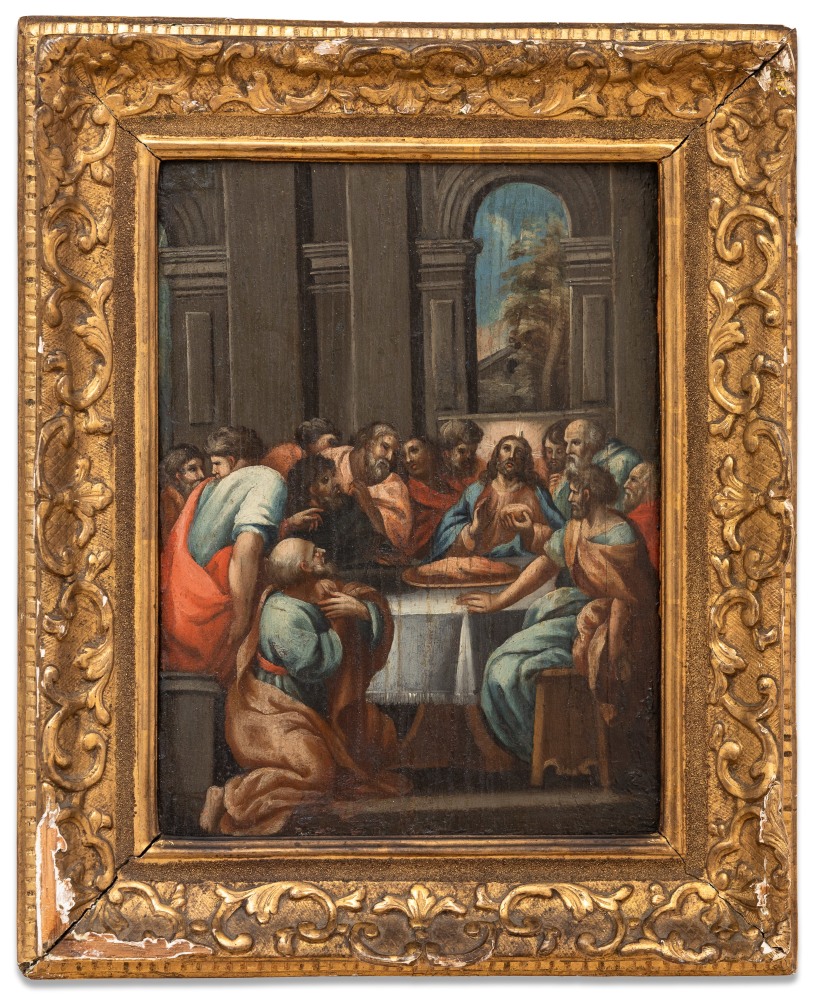 Attributed to John Trumbull
Last Supper, 1760
oil on panel
10 1/2 x 8 in.