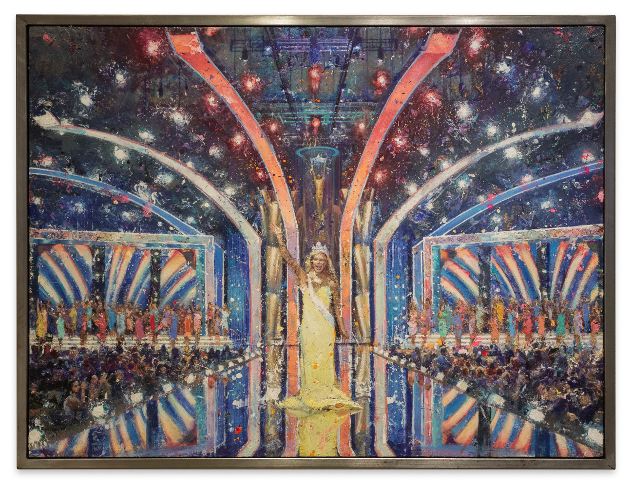 Tom Birkner Miss America, 2022-2023 acrylic on canvas 30 x 40 in.