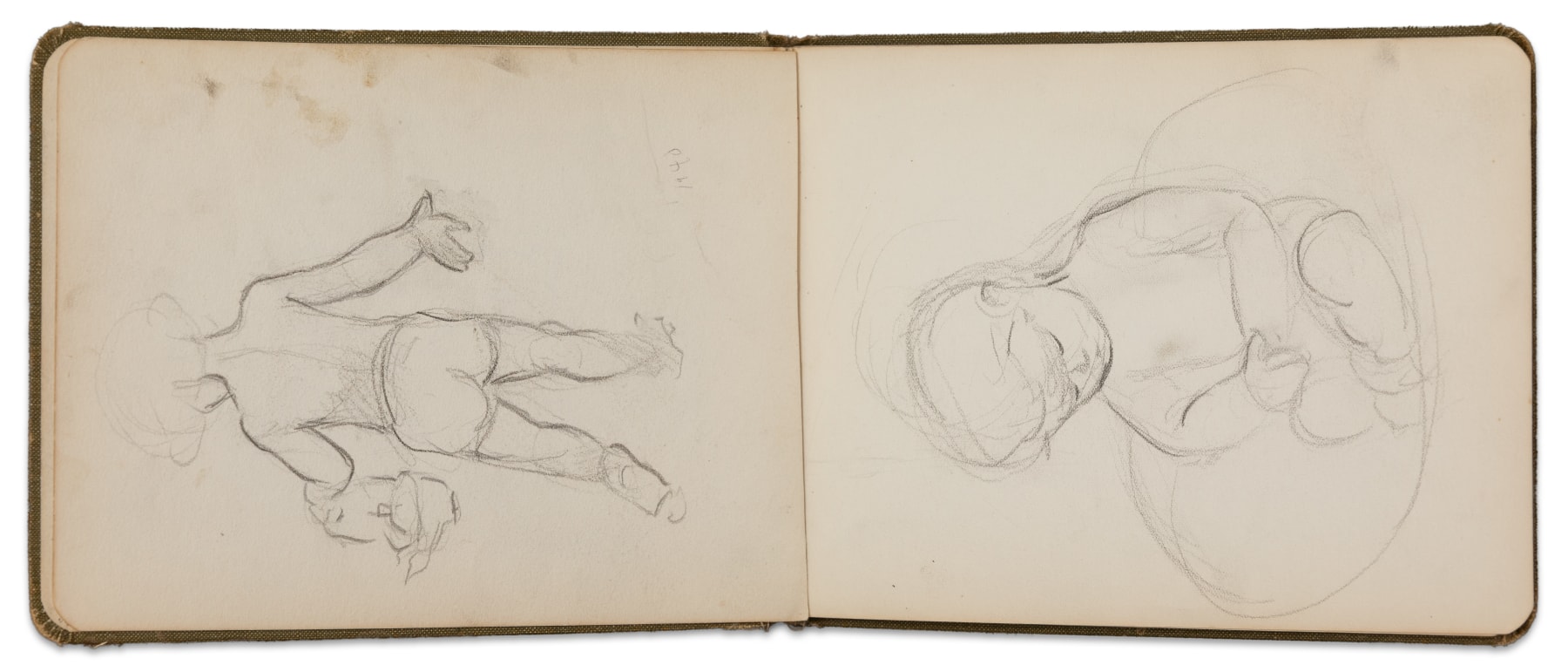 Franz Josef Kline Sketchbook (from London), n.d.  clothbound book 5 1/4 x 7 1/4 in.