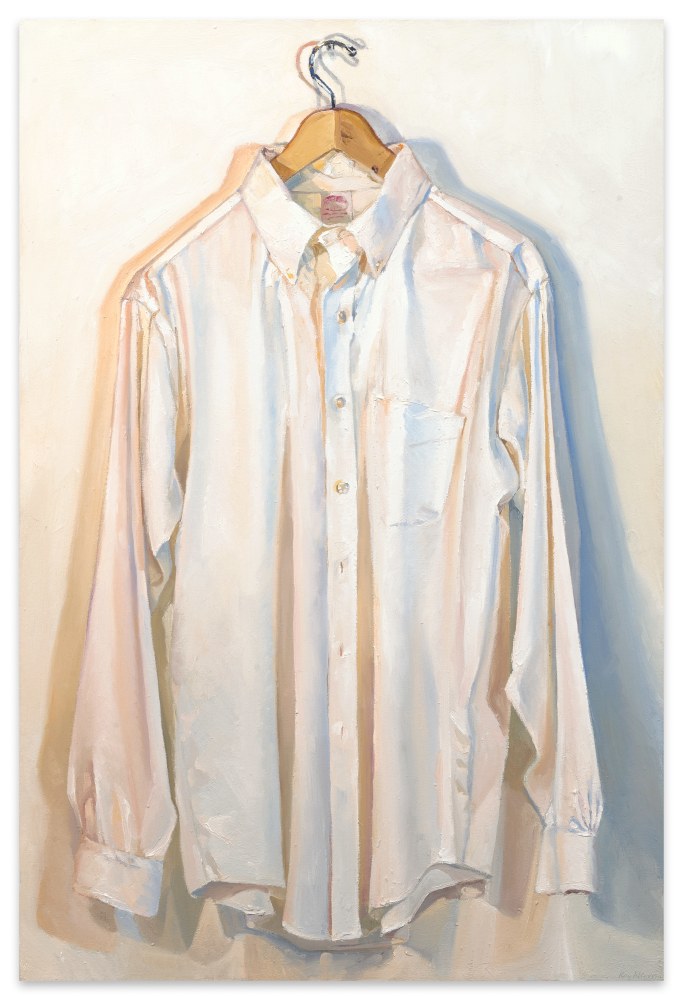 Ray Kleinlein White Shirt, 2016 oil on canvas ​​​​​​​48 x 28 in.