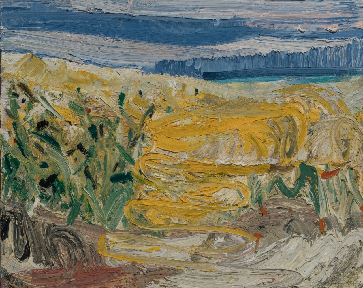 John Santoro
Beach Terrain: Yellow, 2017
oil on canvas
16 x 20 in.