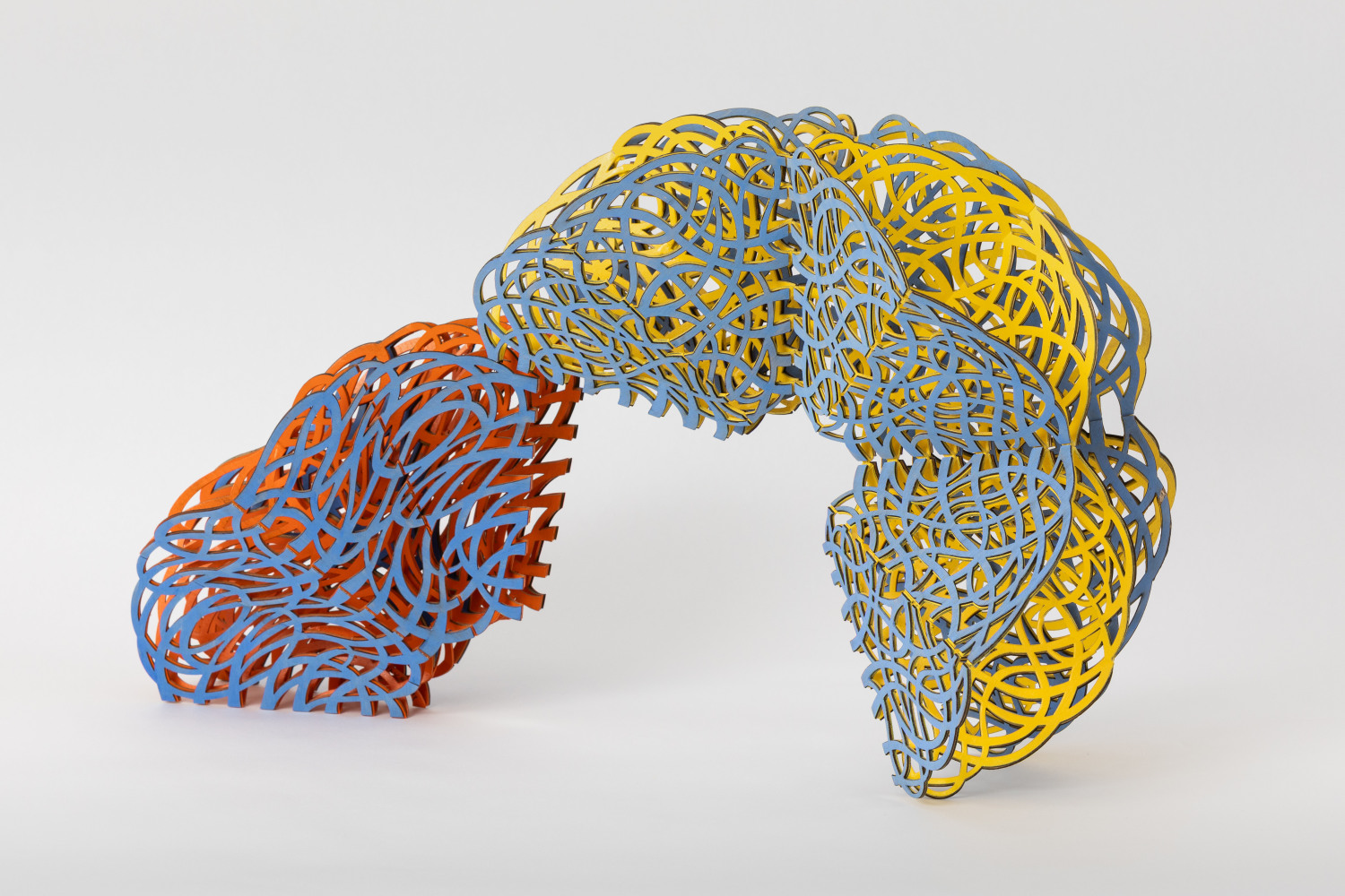 Linda Fleming
Wave, 2017
acrylic on laser cut plywood
13 x 21 x 9 in.