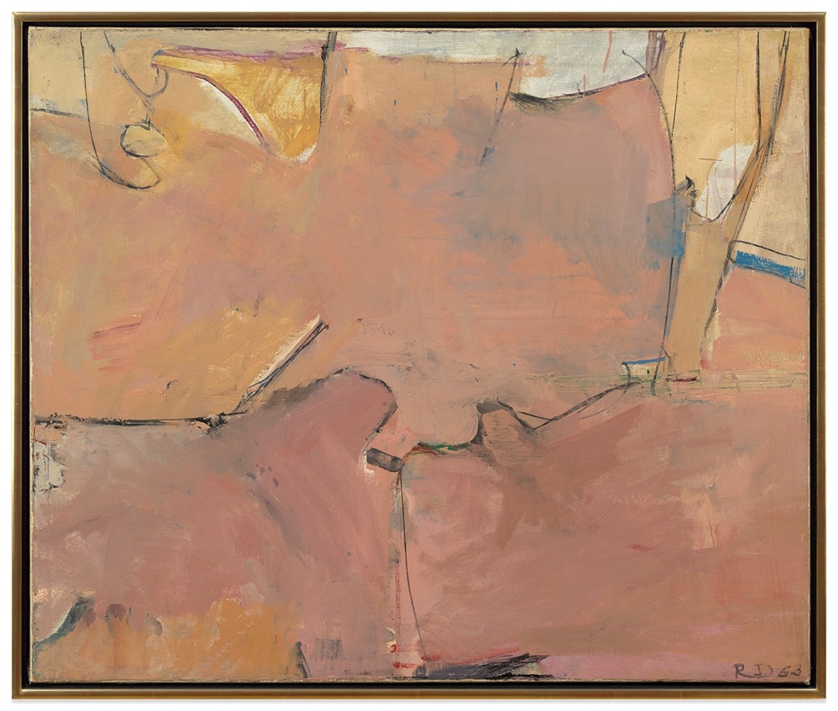 Richard Diebenkorn Berkeley #9, 1953 oil on canvas mounted on canvas with paper interleaf 32 5/8 x 38 7/8 in.