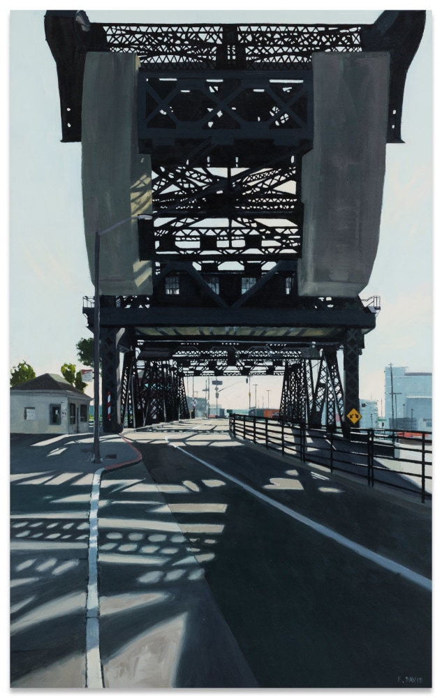 Eileen David Early Morning / 3rd Street, 2021  oil on canvas ​​​​​​​47 3/4 x 29 13/16 in.
