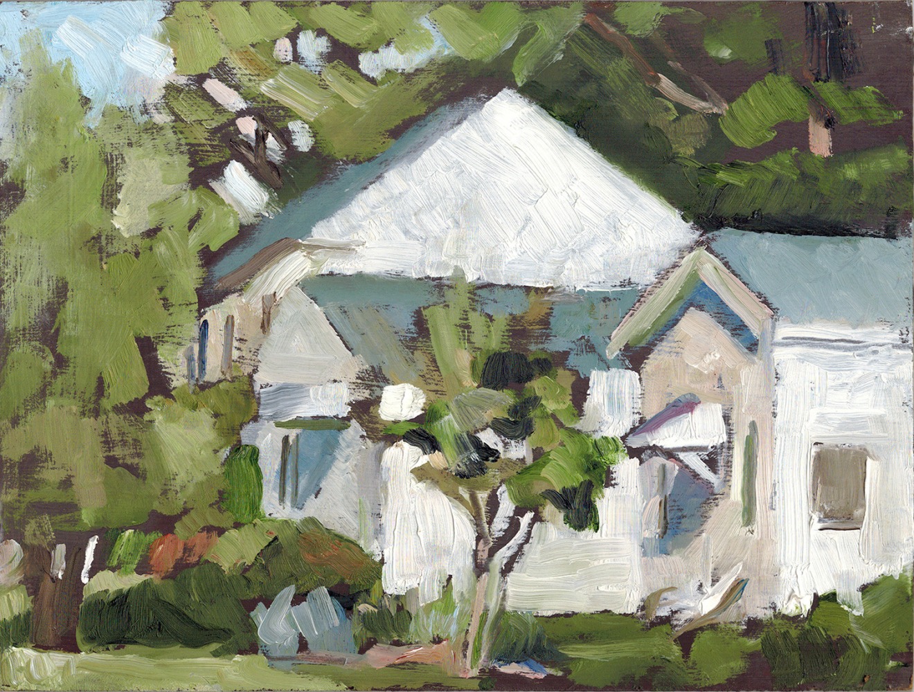 Catherine Maize Landscape, 2015 oil on Masonite 6 x 8 in.