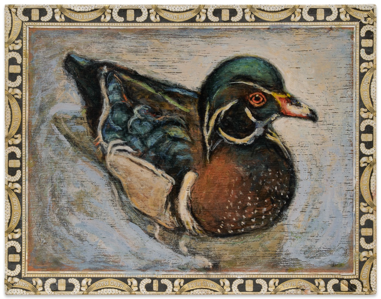 Ed Musante Wood Duck / Hand Made, 2016 mixed media on cigar box 7 7/16 x 9 3/8 x 2 1/8 in.