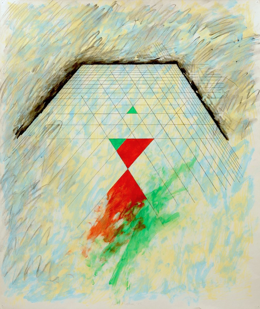 Robert Hudson Untitled, 1975 acrylic, charcoal, and graphite on paper 30 1/2 x 25 1/2 inches ​​​​​​​SOLD