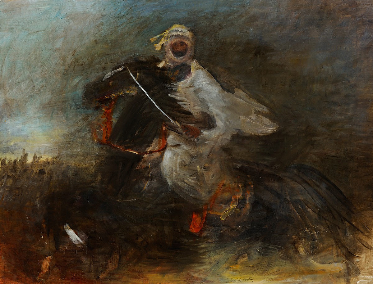 David Fertig Aboukir, 2011 oil on canvas 65 x 85 in.